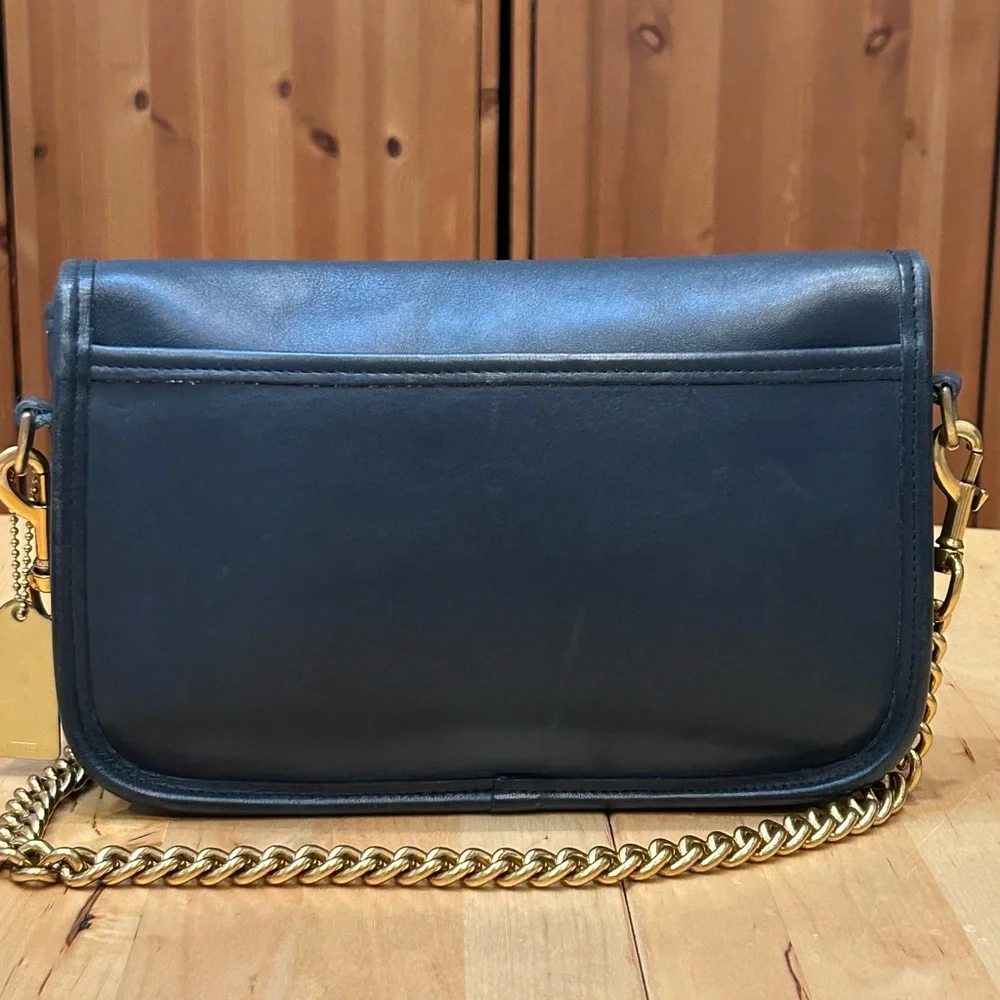 Like new Navy Vintage Coach Penny Pocket Clutch Purse 9755 - Picture 3 of 13